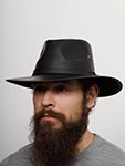 Шляпа STETSON арт. 2797302 WESTERN BUFFALO LEATHER (черный)